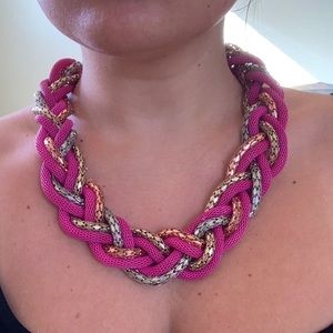 Thick Braided Chain Necklace